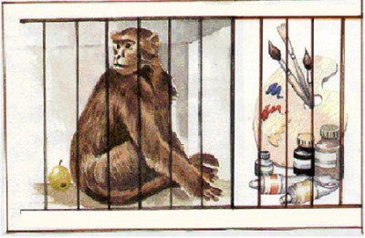 Критики приняли картины шимпанзе за высокое искусство